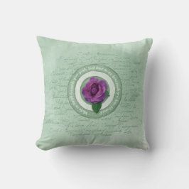 Almofada de lançamento em flor