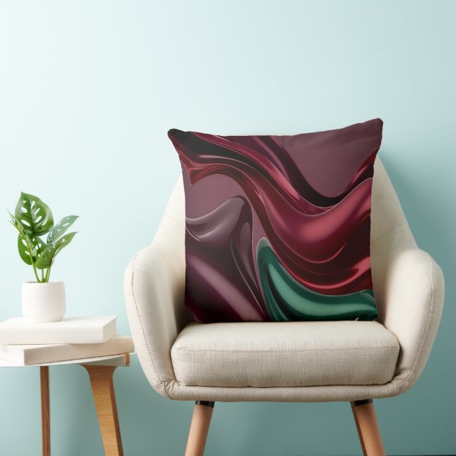 Almofada de lançamento em gráfico abstrato elegant (Cadeira)