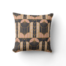 Almofada de lançamento estilo Art Deco