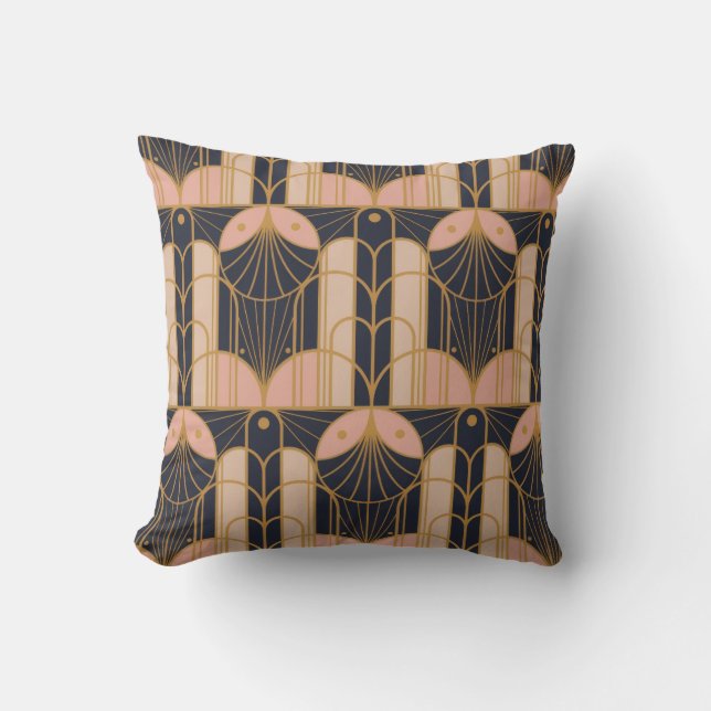 Almofada de lançamento estilo Art Deco (Frente)