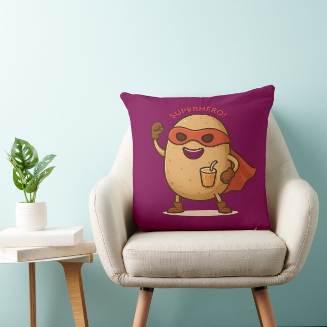 Almofada de lançamento gráfico de desenho animado  (Cadeira)