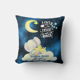 Almofada de lançamento personalizada para o bebê