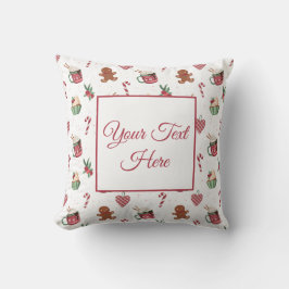 Almofada de Natal Aconchegante Personalizada