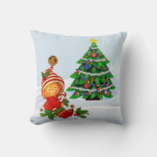 Almofada de Natal Adorável Elfo