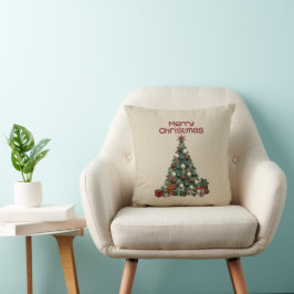 Almofada de Natal Árvore Alegre