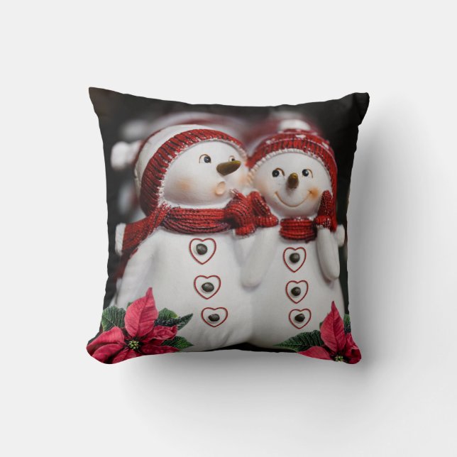Almofada de Natal Boneco de Neve (Frente)