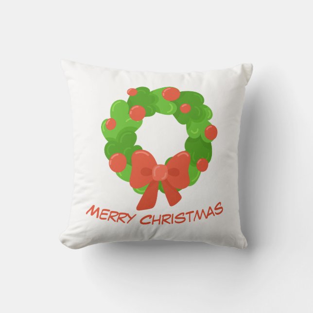 Almofada de Natal com Grinalda (Frente)