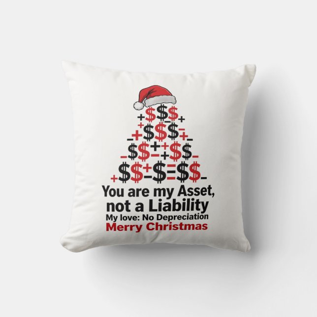Almofada de Natal Commerce Asset - Presente de Amo (Frente)