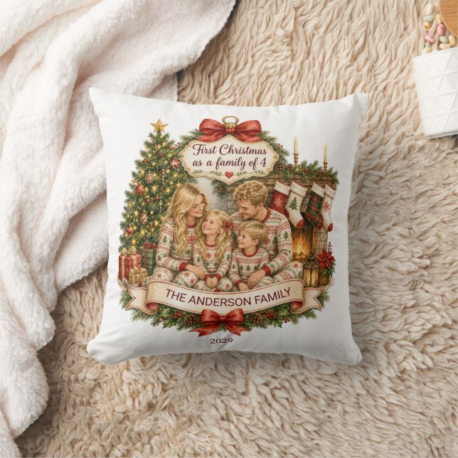Almofada de Natal da Primeira Árvore de Natal Mode (Cobertor)
