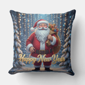 Almofada de Natal do Papai Noel | Feliz Ano Novo M
