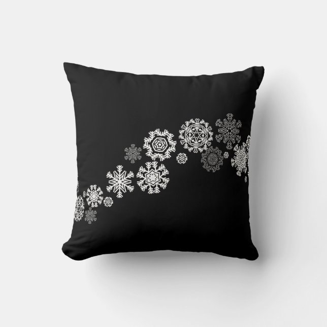Almofada de Natal - Flocos de Neve (Frente)