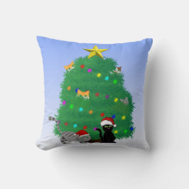 Almofada de Natal Meow-y