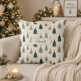 Almofada de Natal Personalizada Minimalista Modern