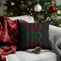 Almofada de Natal Preta