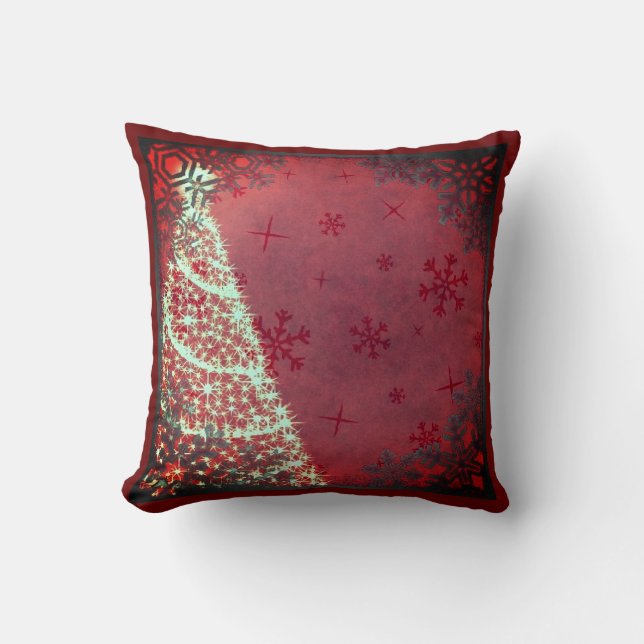 Almofada de Natal Vermelha (Frente)