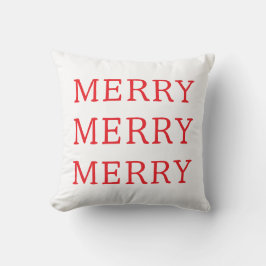 Almofada de Natal Vermelha e Branca
