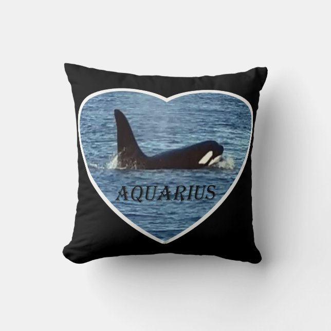 Almofada de Orca "Aquário" Baleia Assassina da Cos (Frente)