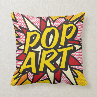Almofada de POP ART de história em quadrinhos