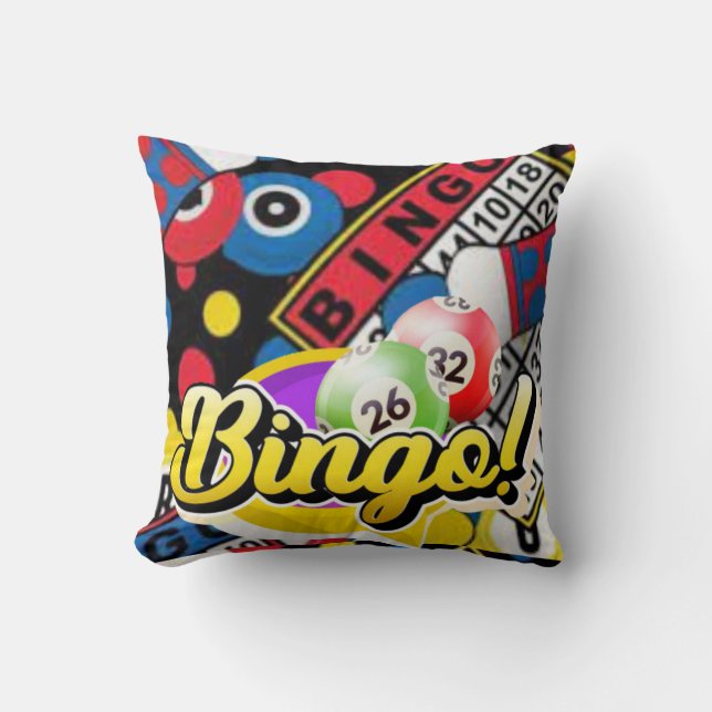 Almofada de Presente Bingo (Nome Personalizado) (Frente)