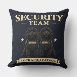 Almofada de presente da Equipe de Segurança Cockap