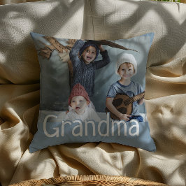 Almofada de Presente Fofo com Foto e Citação da Av