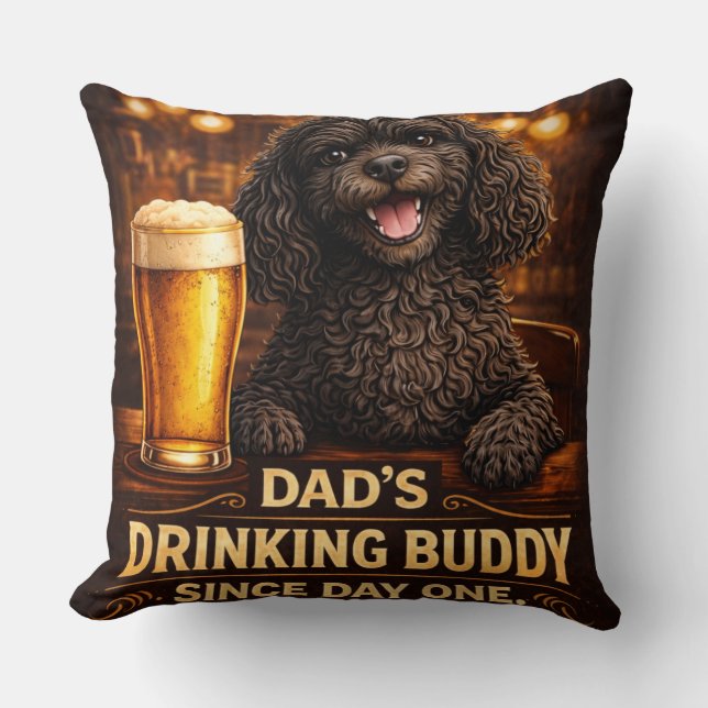 Almofada de Presente para Pai de Cockapoo | Presen (Frente)