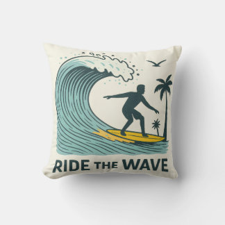 Almofada de Presente Ride the Wave para Amantes de