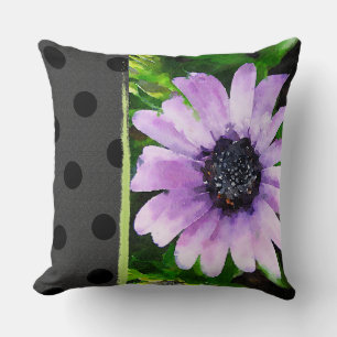 Almofada de sotaque reversível de Daisy Roxo Moder