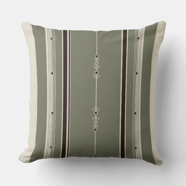 Almofada de Tira de Café e Azeitona (Frente)