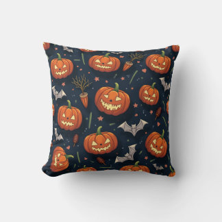 Almofada de Travesseiro de Abóbora Halloween