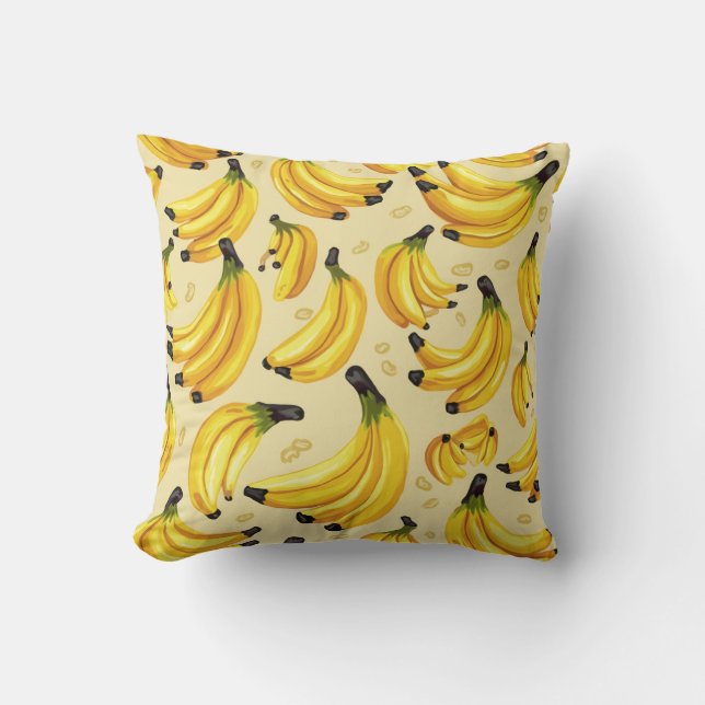 Almofada de travesseiro de bananas (Frente)