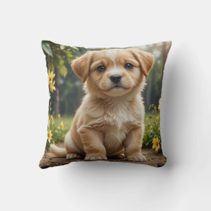 Almofada de travesseiro de cachorrinho