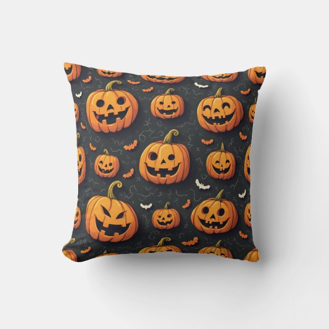 almofada de travesseiro de dia de halloween (Frente)