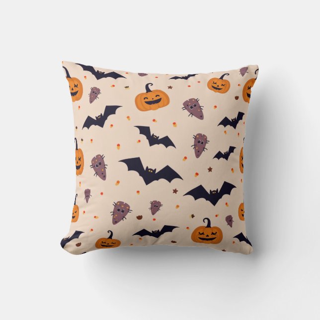 Almofada de travesseiro de Halloween (Frente)