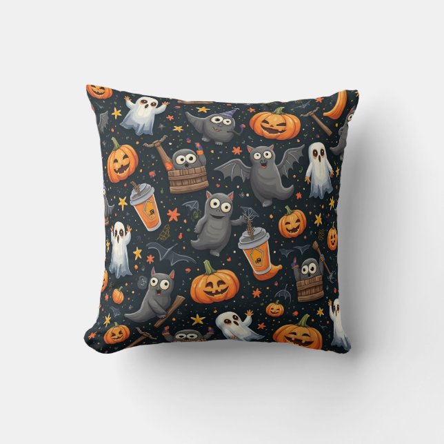 Almofada de travesseiro de Halloween (Frente)