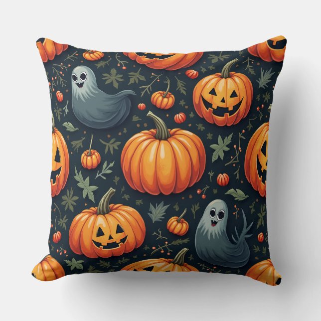 almofada de travesseiro de halloween (Frente)