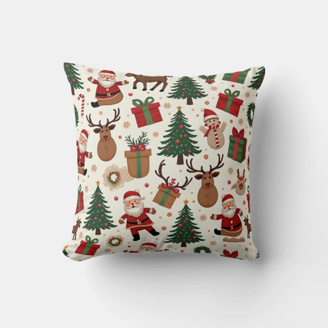 almofada de travesseiro de natal (Frente)