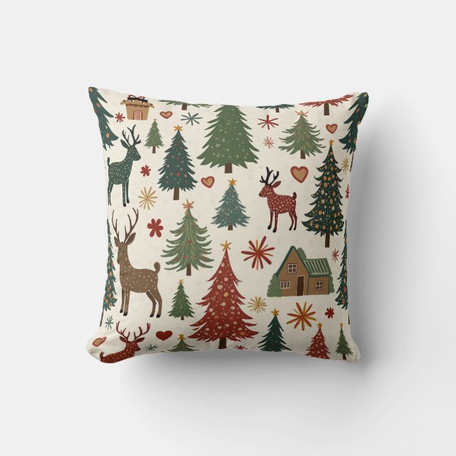 Almofada de travesseiro de Natal (Frente)