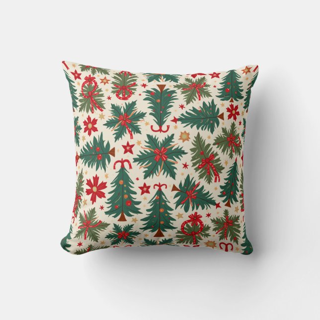almofada de travesseiro de natal (Editar) (Frente)
