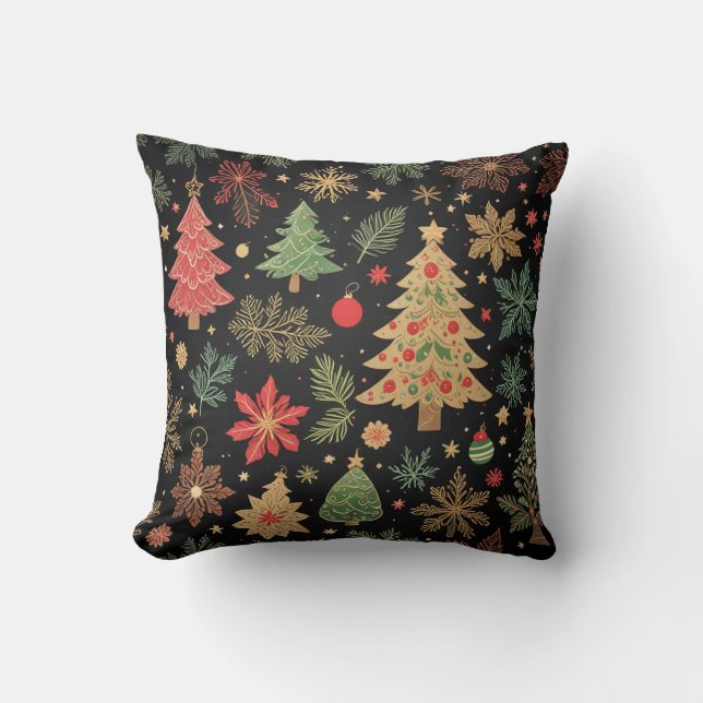 Almofada de Travesseiro decorativo de Natal (Frente)