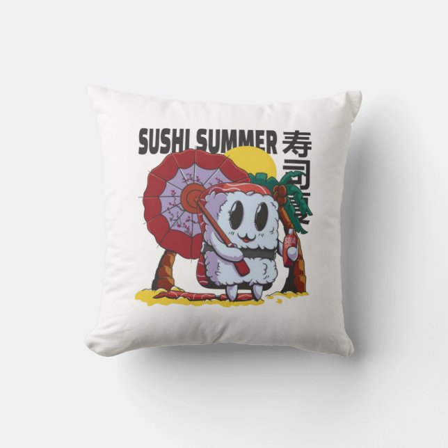 ALMOFADA DE VERÃO DE SUSHI (Frente)