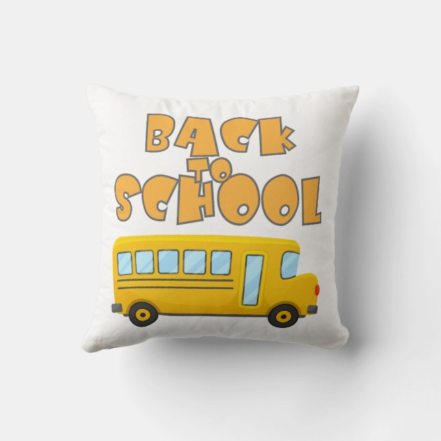 Almofada De volta à escola (Verso)