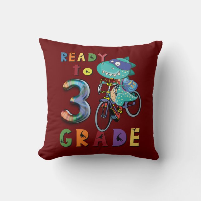 Almofada De Volta À Escola, 3º Grau (Frente)