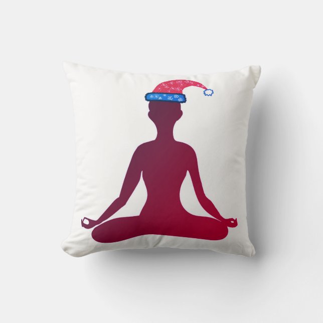 Almofada de Yoga Feliz Ano Novo (Frente)