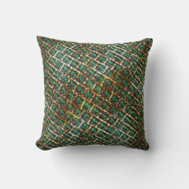 Almofada Debaixo da grelha suja e enferrujada