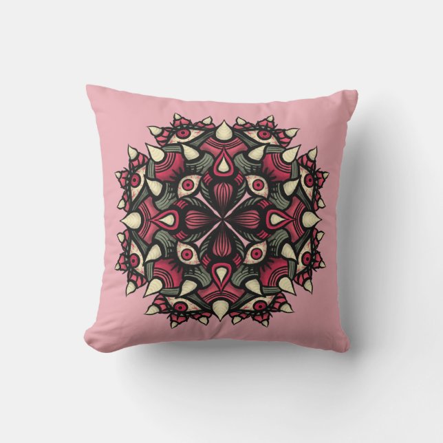 Almofada Decal do Monstro Gótico - Fantasia do Horror Assus (Frente)