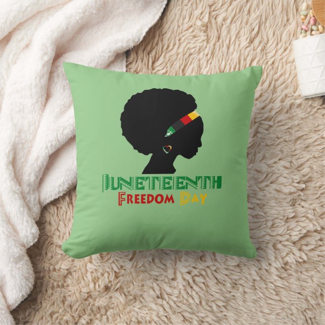 Almofada Décimo Junho/Dia da Liberdade/Menina Afro (Cobertor)