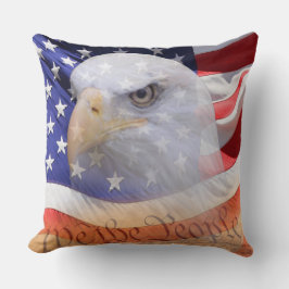 Almofada Declaração de Independência da Bandeira Americana