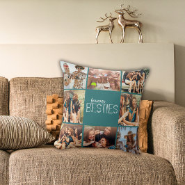 Almofada Deco de Arte Moderna para Besties Editáveis Sobrep