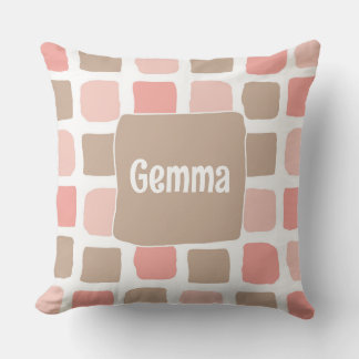 Almofada Decor de Enfermeiro para Meninas Blush e Natural